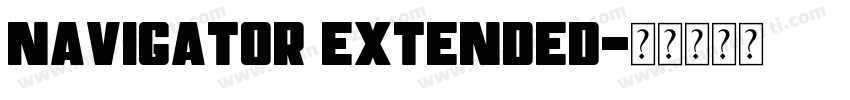Navigator Extended字体转换